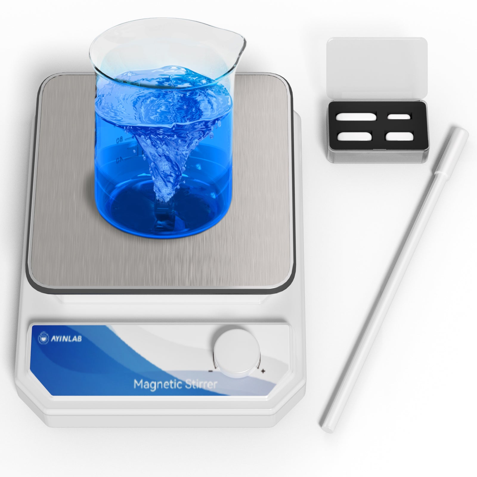 AYINLAB Magnetic Stirrer 3000rpm - White Set
