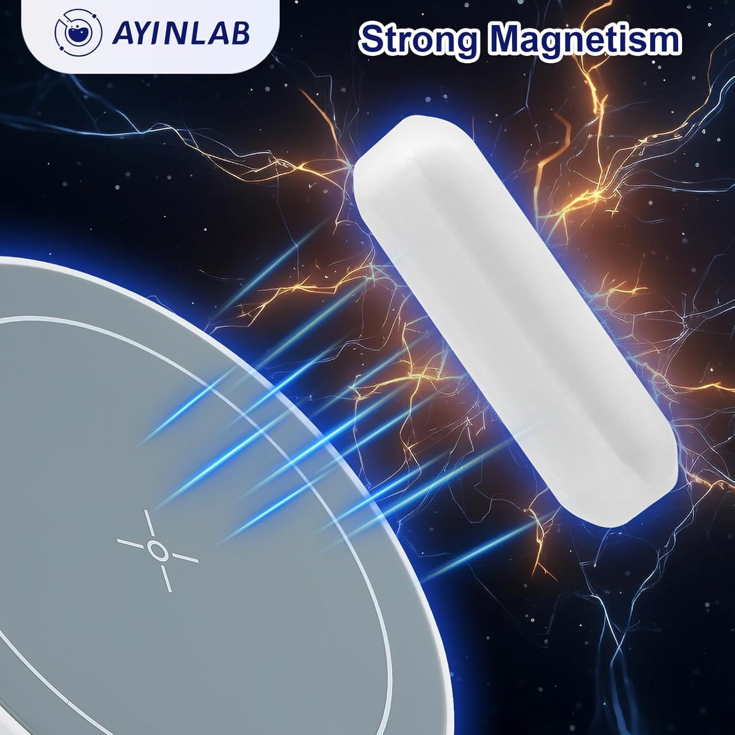 AYINLAB PTFE Magnetic Stir Bars Type-C 8pcs Mixed Set