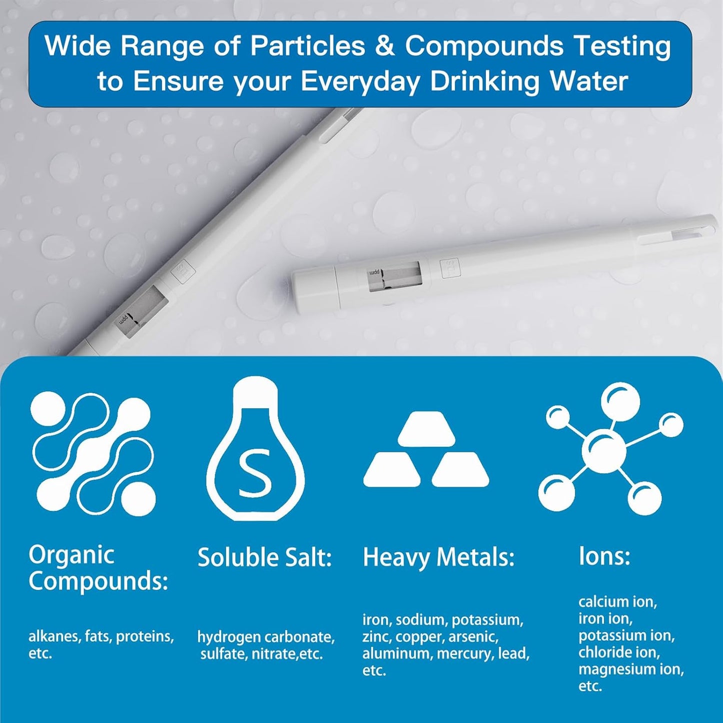 AYINLAB TDS Meter for Water 0-9999ppm