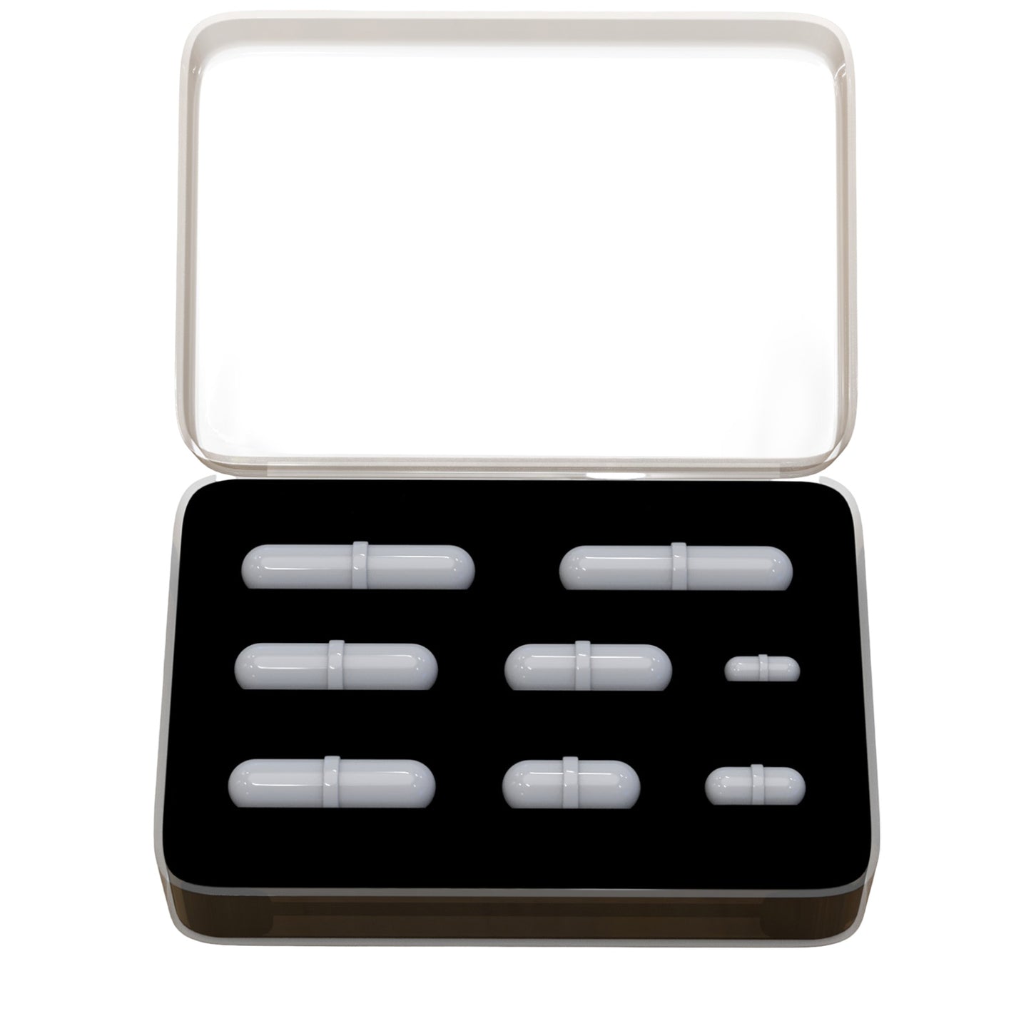 AYINLAB PTFE Magnetic Stir Bars Type-B 8pcs Mixed Set