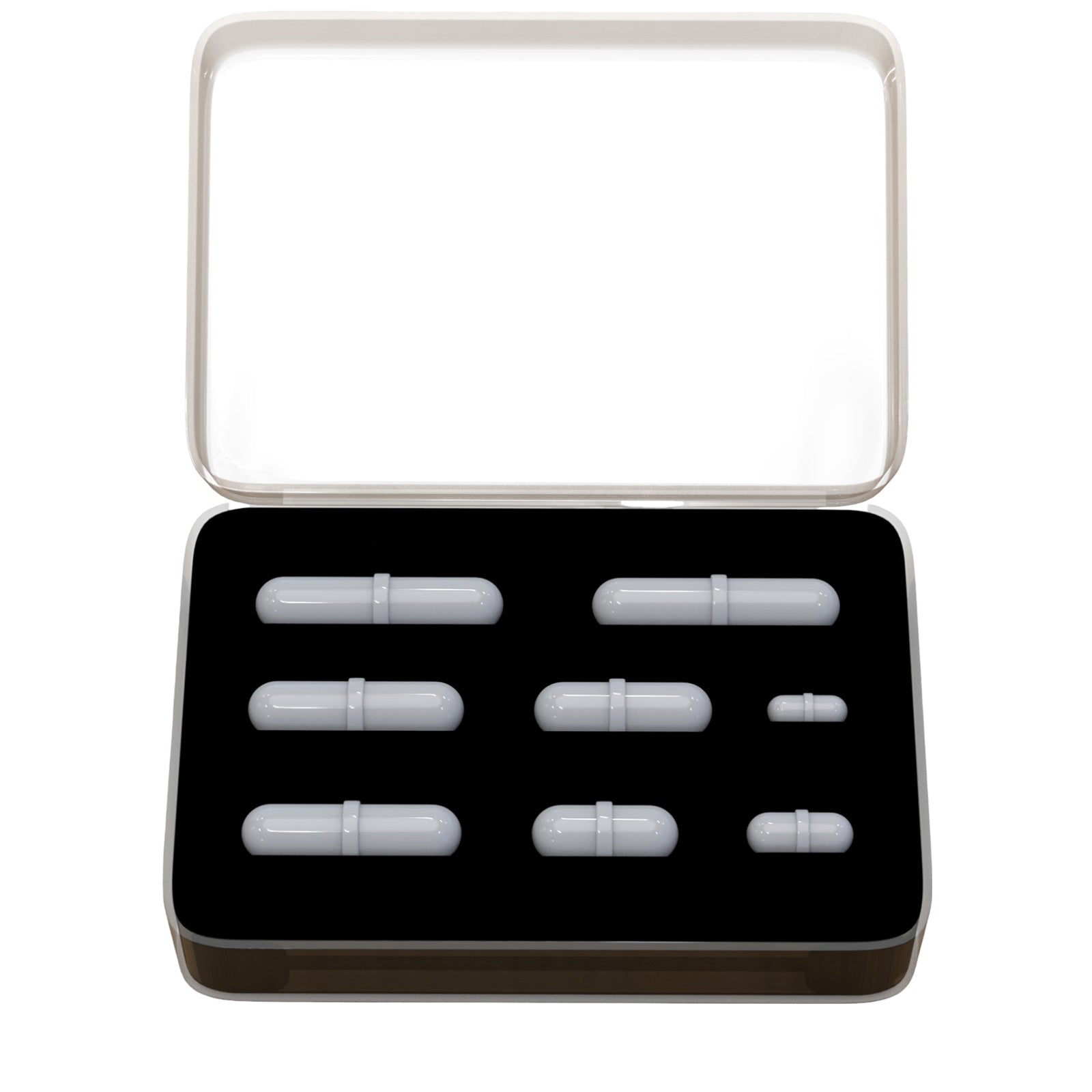 AYINLAB PTFE Magnetic Stir Bars Type-B 8pcs Mixed Set