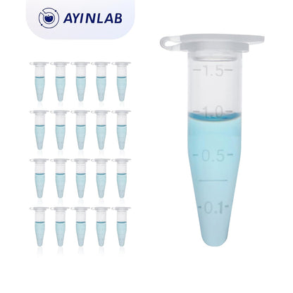 AYINLAB Polypropylene Microcentrifuge Tubes 1.5ml - 500pcs