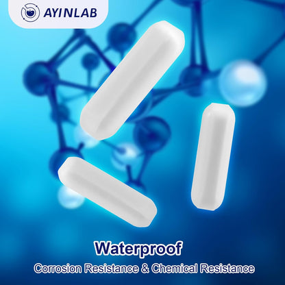 AYINLAB PTFE Magnetic Stir Bars Type-C 8pcs Mixed Set